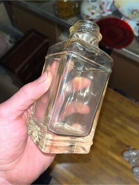 Antique 6” Thick Glass Bottle Minor Glow
